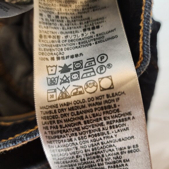 Levi’s 505 – Classic Straight Dark Denim Men's Jeans - Picture 12 of 14